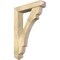 Ekena Millwork Olympic Arts and Crafts Rough Sawn Bracket w/ Offset Brace, Douglas Fir, 6"W x 28"D x 40"H BKT0604X28X40OLY03RDF - alternate 1